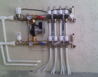Фото разводки системы отопления